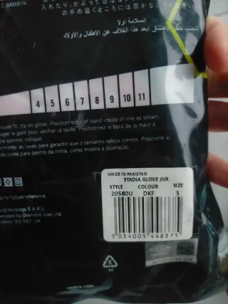 Guantes de portero Umbro