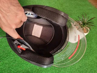 Casco Moto Jet Talla L Gris Unisex