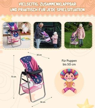 Bayer Chic 2000 - Trona para muñecas, Muebles