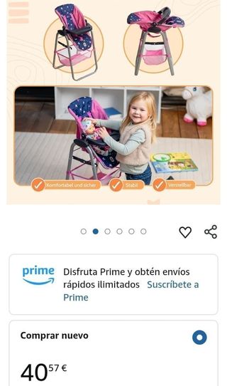 Bayer Chic 2000 - Trona para muñecas, Muebles