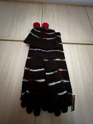 Set niña H&C bufanda, gorro y guantes