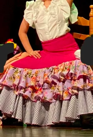 Falda flamenca niña 10-14 años