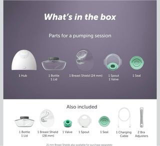 DOBLE Elvie Pump Sacaleches Eléctrico Portátil