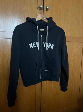Sudadera Negra New York Brownie