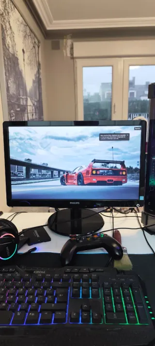 Monitor Philips 18,5 Negro pc ordenador