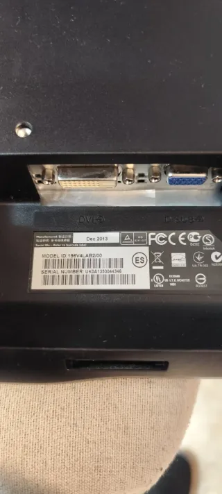 Monitor Philips 18,5 Negro pc ordenador