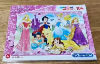 Puzzle Princesas Disney 104 piezas Clementoni