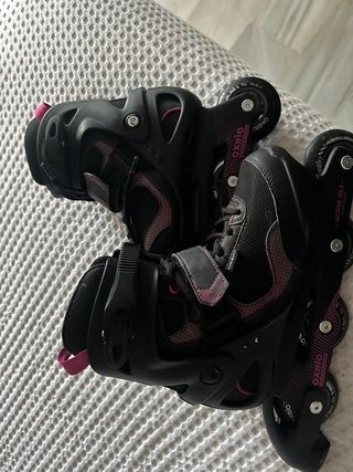 Patines en línea Oxelo Negro y Rosa Talla 40