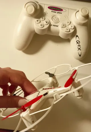 Dron Jamara Q4X Blanco con Mando