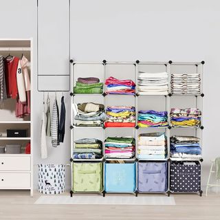 Armario 16 cubos plegable PP