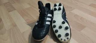 Adidas Kaiser 5 Botas Fútbol Piel Negra