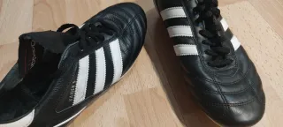 Adidas Kaiser 5 Botas Fútbol Piel Negra