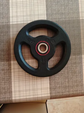 2 Discos Caucho Domyos 5kg