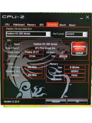 Tarjeta Gráfica AMD Radeon RX 580 XFX 8GB GDDR5
