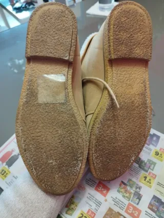 Botines beige con borreguito