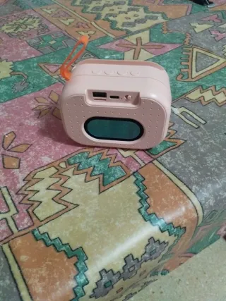 Altavoz Bluetooth Rosa y Naranja