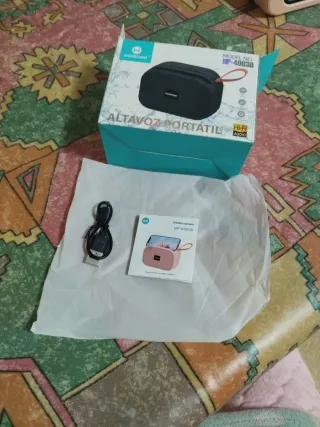 Altavoz Bluetooth Rosa y Naranja