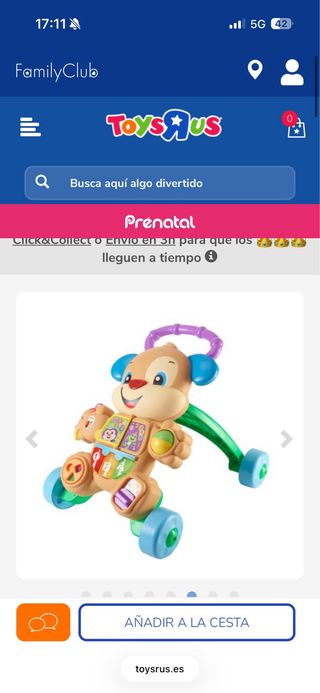 Andador primeros pasos Fisher Price