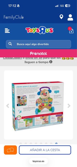 Andador primeros pasos Fisher Price