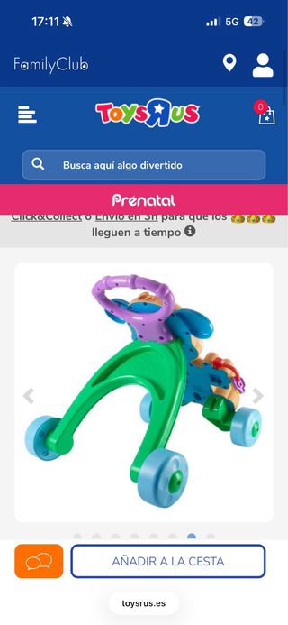 Andador primeros pasos Fisher Price
