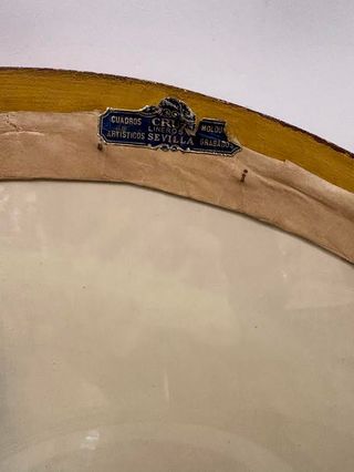 Cuadros Ovales Invierno y Otoño Dorados