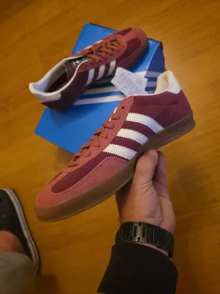 Adidas Gazelle Hombre Marrón/Rosa