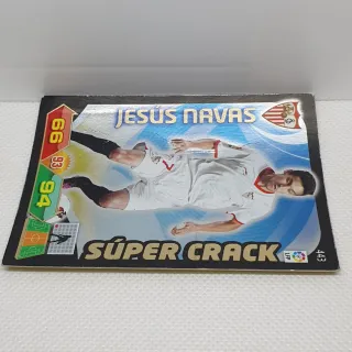 ⚽️ CROMO DE FUTBOL JESÚS NAVAS SUPER CRACK PANINI