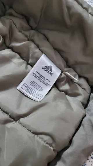 Chaqueta Adidas niño gris naranja