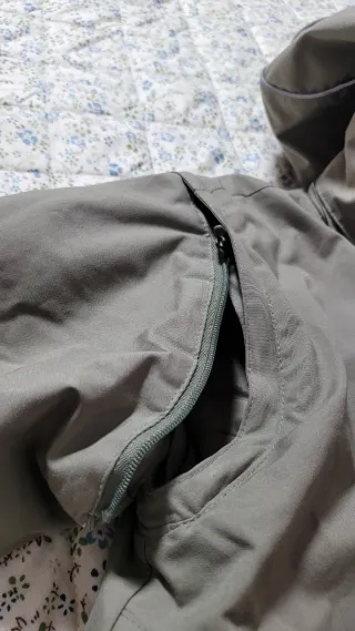 Chaqueta Adidas niño gris naranja