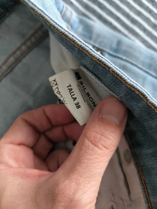 Vaqueros azul claro Silbon 38