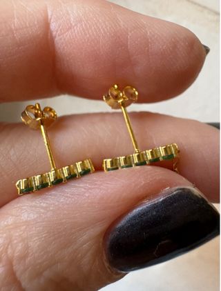 Orecchini in argento 925 placcati oro 18K