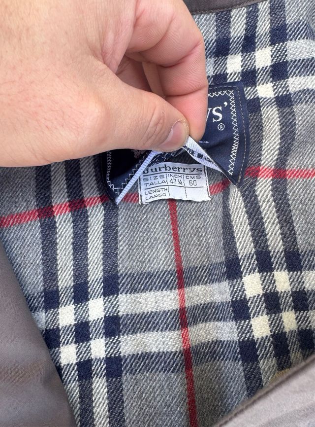 Abrigo Parka Burberrys of London Vintage Marrón