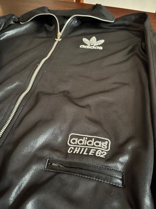 Chaqueta Adidas Originals Chile 62 Negra Plata