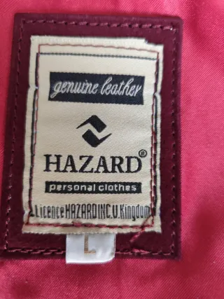 Chaqueta de ante granate para mujer