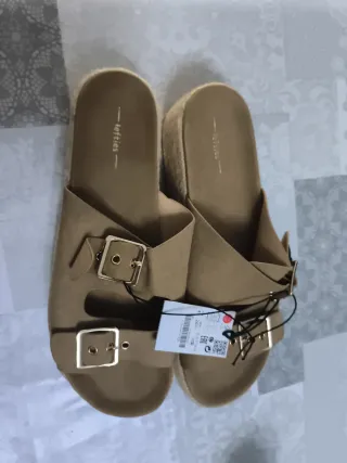 Sandalias cuña Lefties talla 41