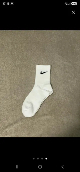 5 pares calcetines Nike blancos talla 37-42