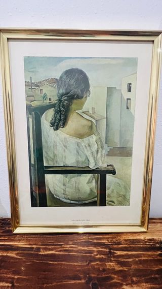 Cuadro Salvador Dalí - Muchacha de espaldas