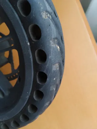 Rueda trasera patinete Xiaomi con disco