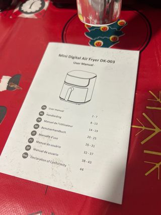 Freidora de Aire Air Fryer 2,4 litros