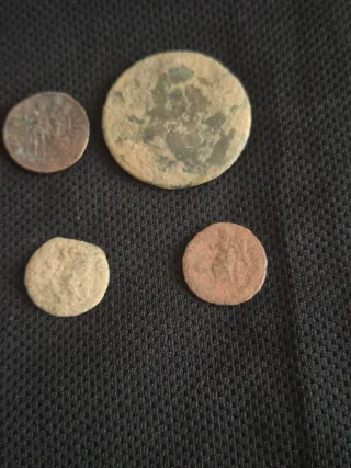 Lote 4 Monedas Antiguas
