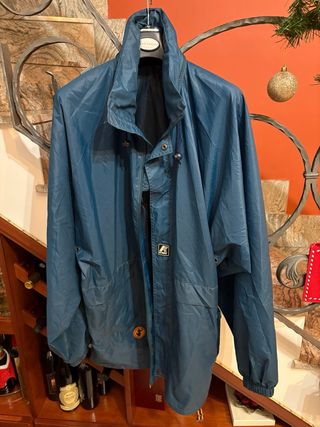 Impermeabile K-Way blu