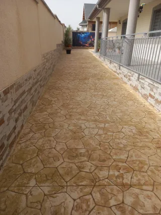 Hormigón impreso para exteriores