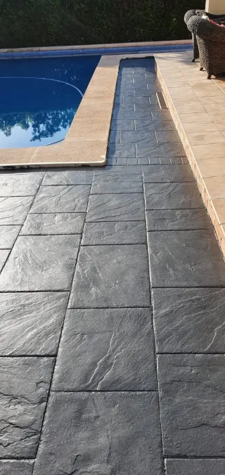 Hormigón impreso para exteriores