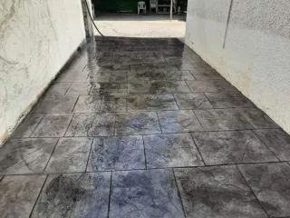 Hormigón impreso para exteriores