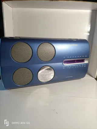 Radio Grundig Azul Portátil