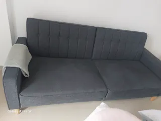 Sofá Cama Gris oscuro