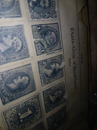 USA ESTADOS UNIDOS ALBUM  para Sellos XIX