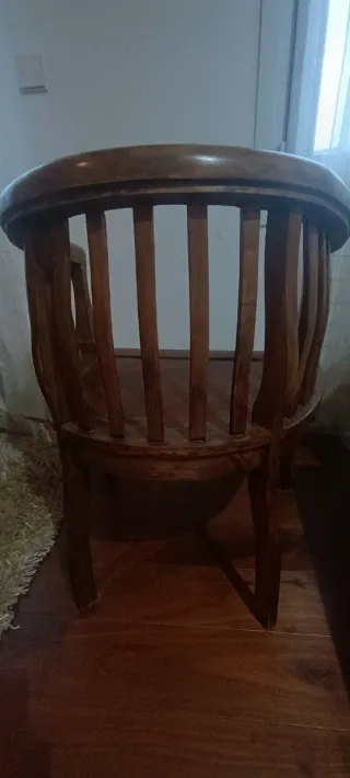 Sillón colonial madera de teka