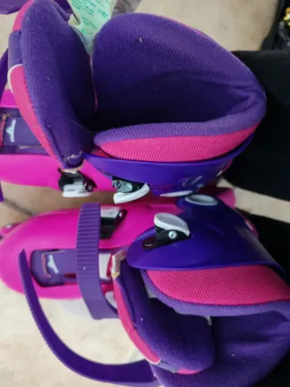 Patines en línea + rodilleras