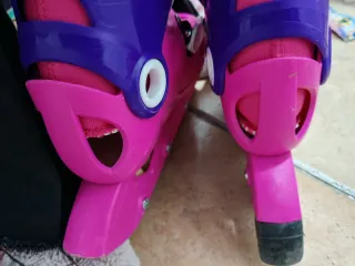 Patines en línea + rodilleras